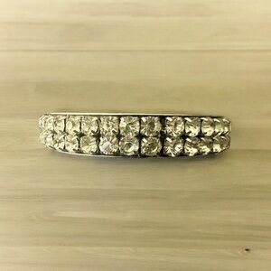 Vintage Bangle Bracelet - Silver Tone